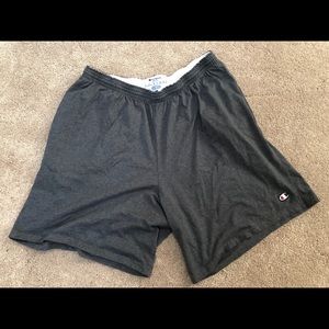 Champion Vintage Gray Sweat Knit Shorts